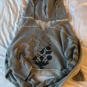 Free people cropped hoodie